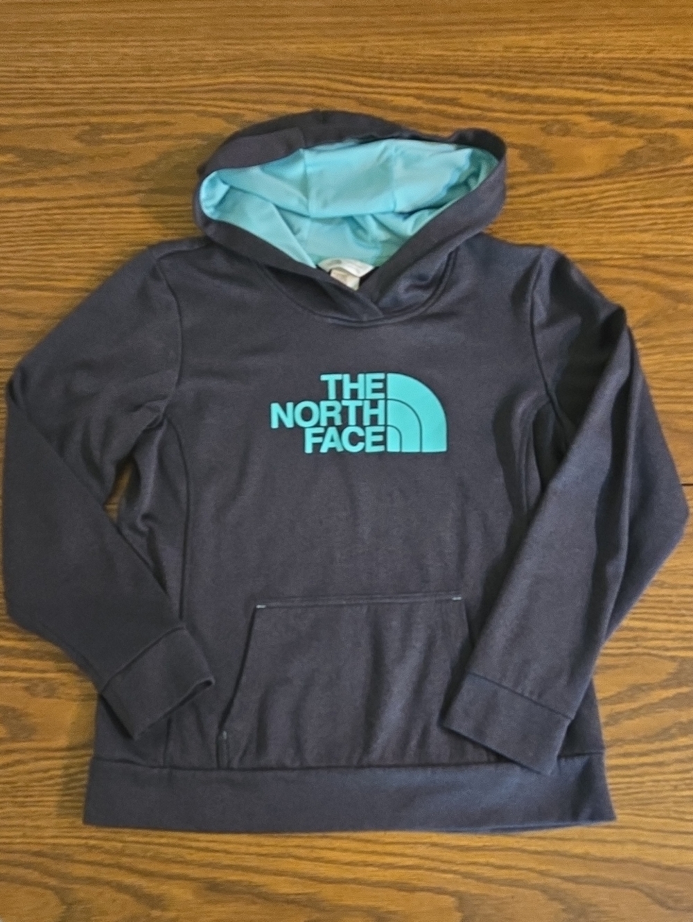The North Face Women's Grat Hoodie with Teal Logo and Lining